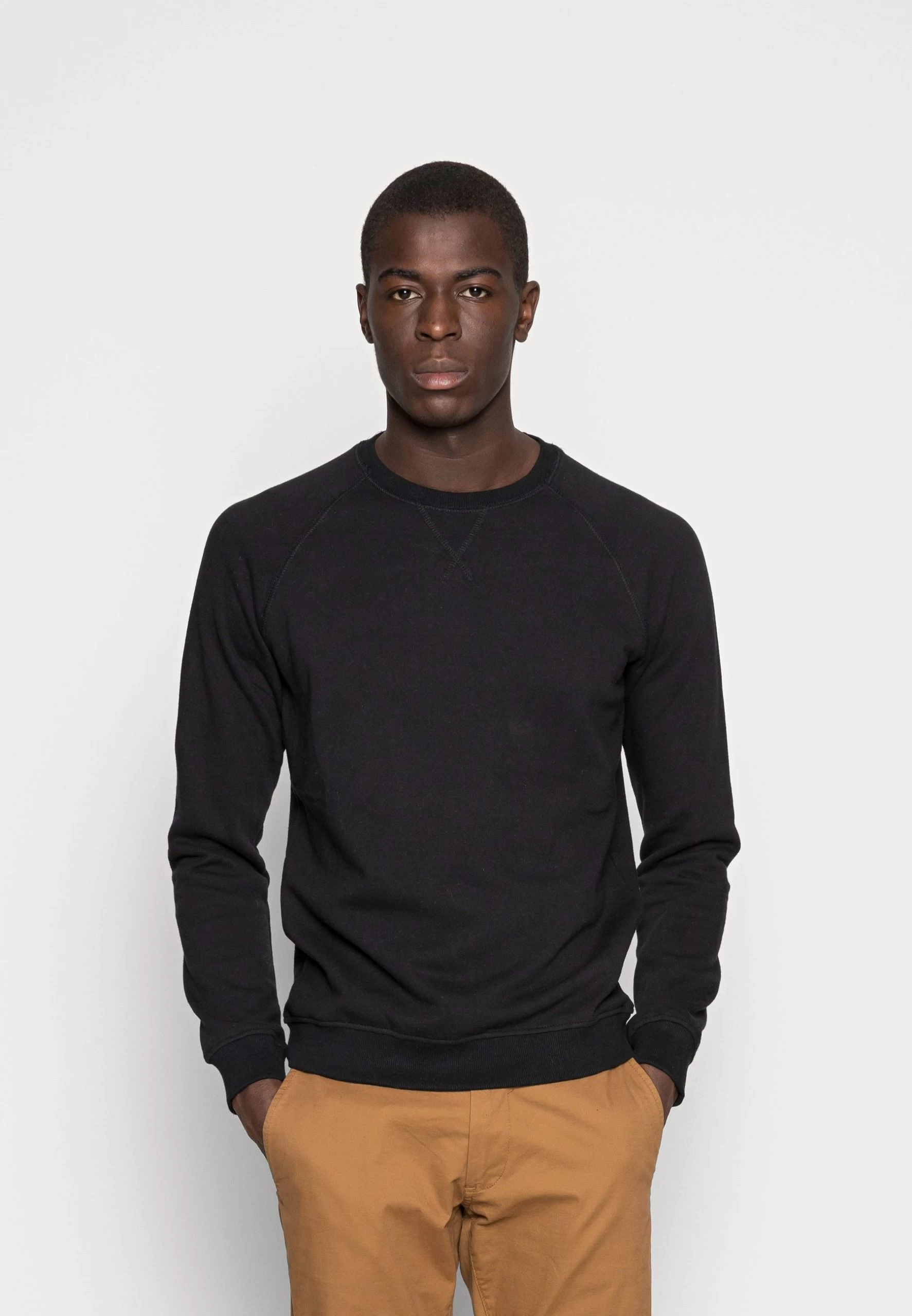 Pier One2 PACK - Sweatshirt - Mottled Light Grey/black 3 Pier One2 PACK - Sweatshirt - Mottled Light Grey/black - Bild 3