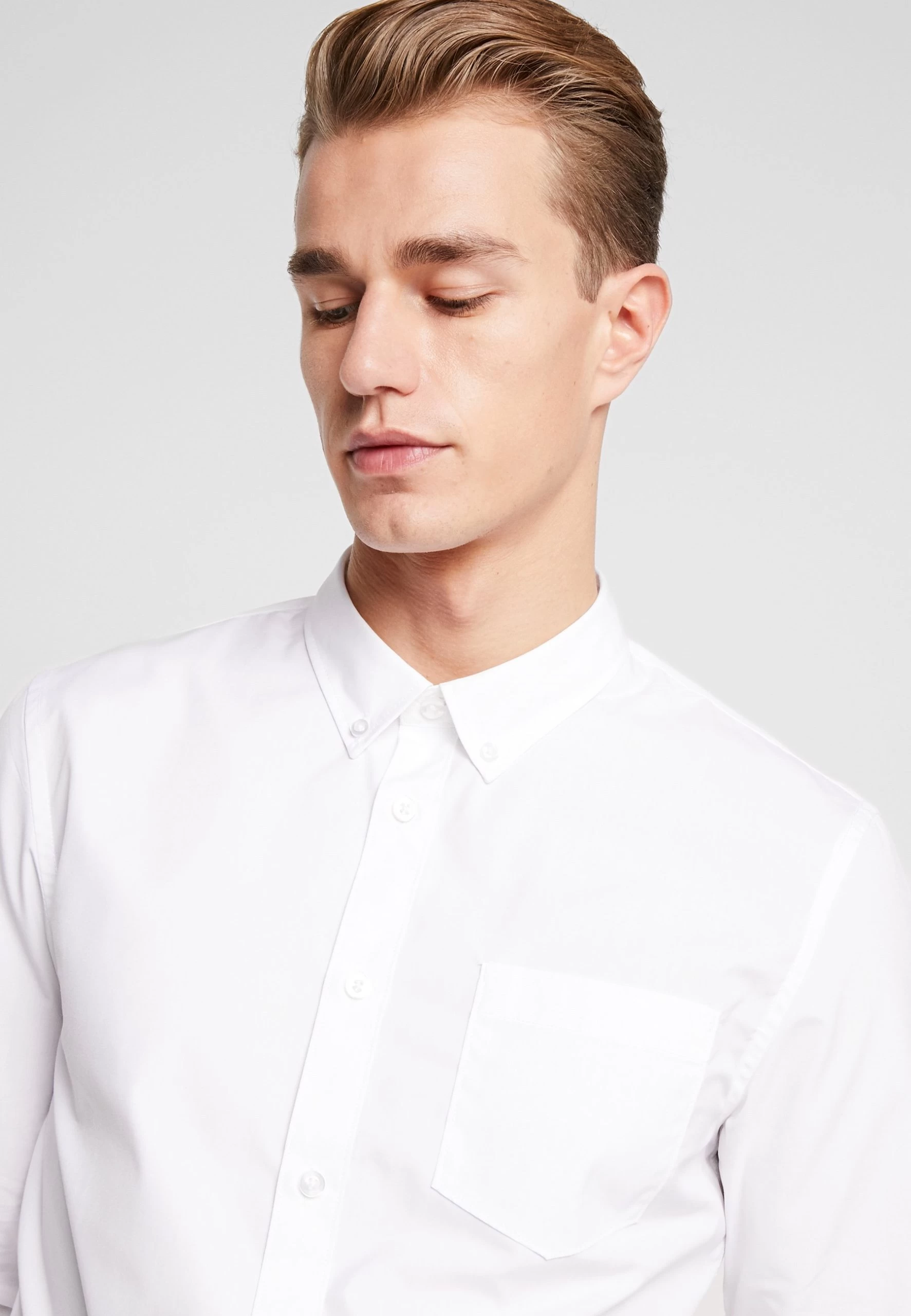 Pier One2 PACK - Kostymskjorta - White/light Blue 6 Pier One2 PACK - Kostymskjorta - White/light Blue - Bild 6