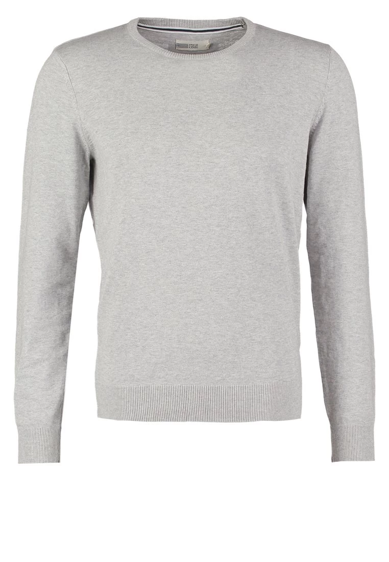 Pier OneBASIC CREWNECK - Stickad Tröja - Light Grey 5 Pier OneBASIC CREWNECK - Stickad Tröja - Light Grey - Bild 5