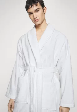 Pier OneSHAWL TOWEL BATHROBE - Morgonrock - White -Pier One 1750537fe5284a27957b17c8aded1f98 scaled