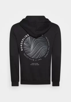 Pier OneHOODIE CIRCLE BACK - Sweatshirt - Black