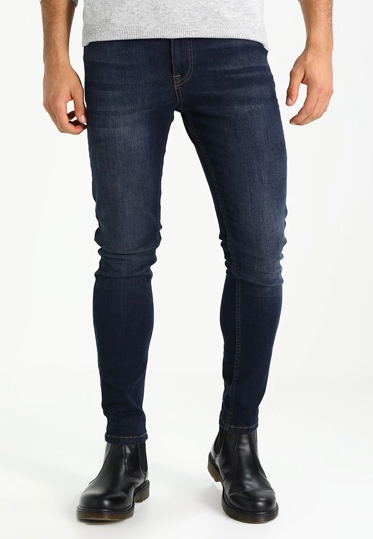 Pier OneJeans Skinny Fit - Dark Blue Denim 1 Pier OneJeans Skinny Fit - Dark Blue Denim