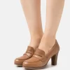 Pier OneLEATHER - Pumps - Cognac