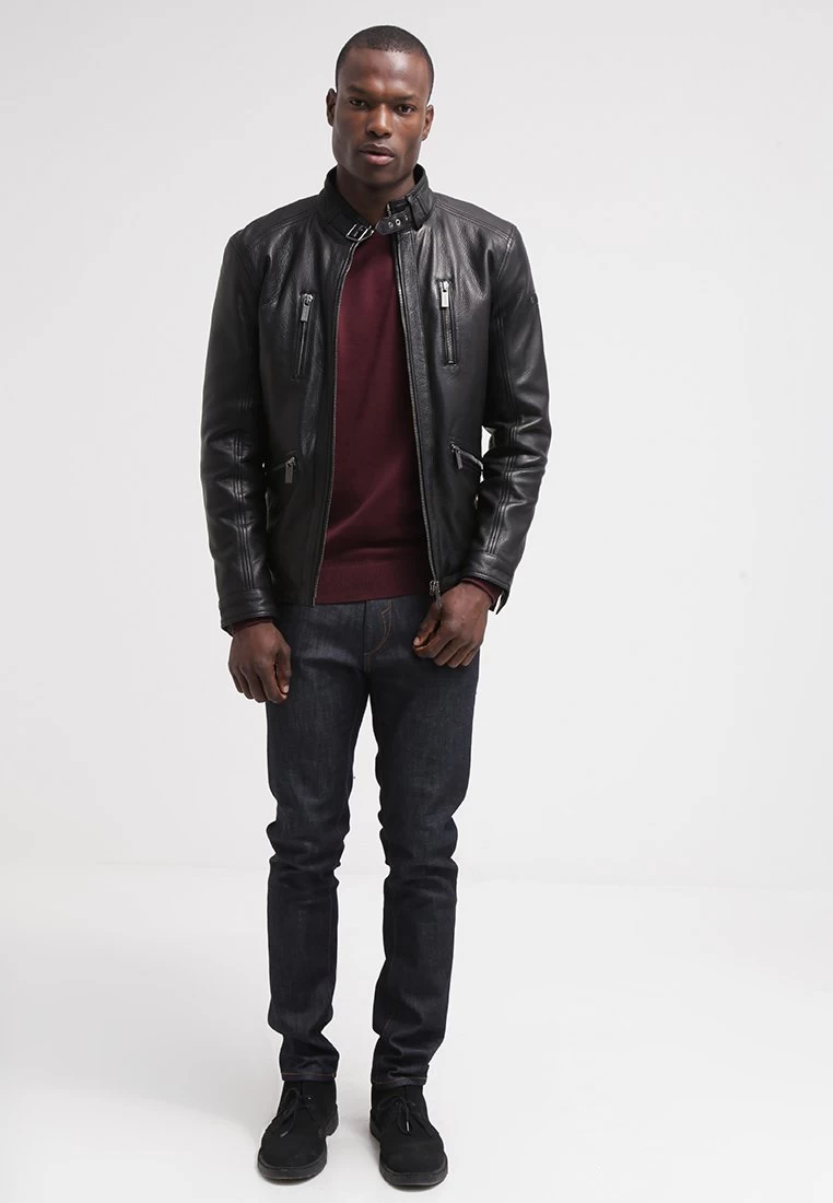 Pier OneBASIC CREWNECK - Stickad Tröja - Bordeaux 2 Pier OneBASIC CREWNECK - Stickad Tröja - Bordeaux - Bild 2