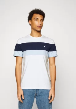Pier OneT-shirt Med Print - White/blue