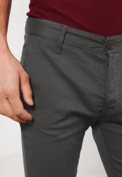 Pier OneSLIM FIT CHINO - Chinos - Dark Grey -Pier One 57afc5e7d2fb4fccb50811bdf725c68c