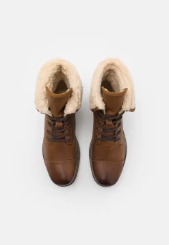 Pier OneLEATHER - Snörstövletter - Camel -Pier One 58338f66cc624a14b1e5d27e7e21ebaf scaled