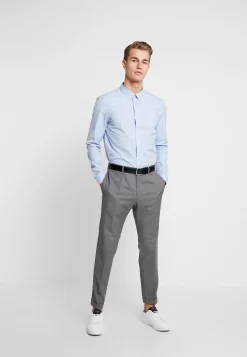 Pier One2 PACK - Kostymskjorta - White/light Blue