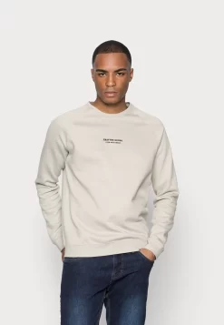Pier OneCRAFTED GOODS CREW - Sweatshirt - Off-white