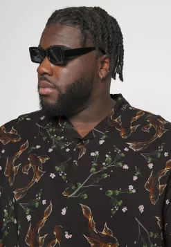 Pier OneASIAN PRINT RESORT - Skjorta - Black -Pier One 666a2720beb548beb94f440457a8daa5 scaled