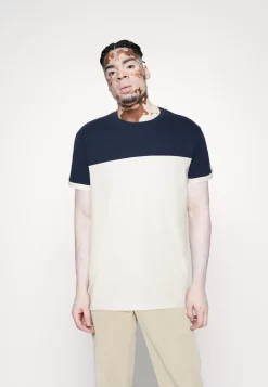 Pier OneT-shirt Med Print - Dark Blue/white