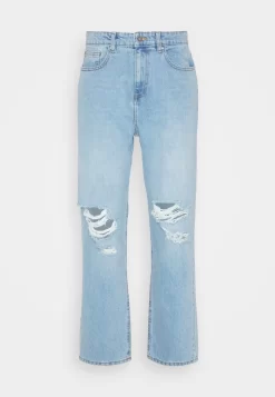 Pier OneDISTRESS ON KNEES - Jeans Relaxed Fit - Light Blue Denim -Pier One 6c561d8272b94404a72faaf104617fd2 scaled