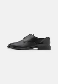 Pier OneLEATHER - Snörskor - Black