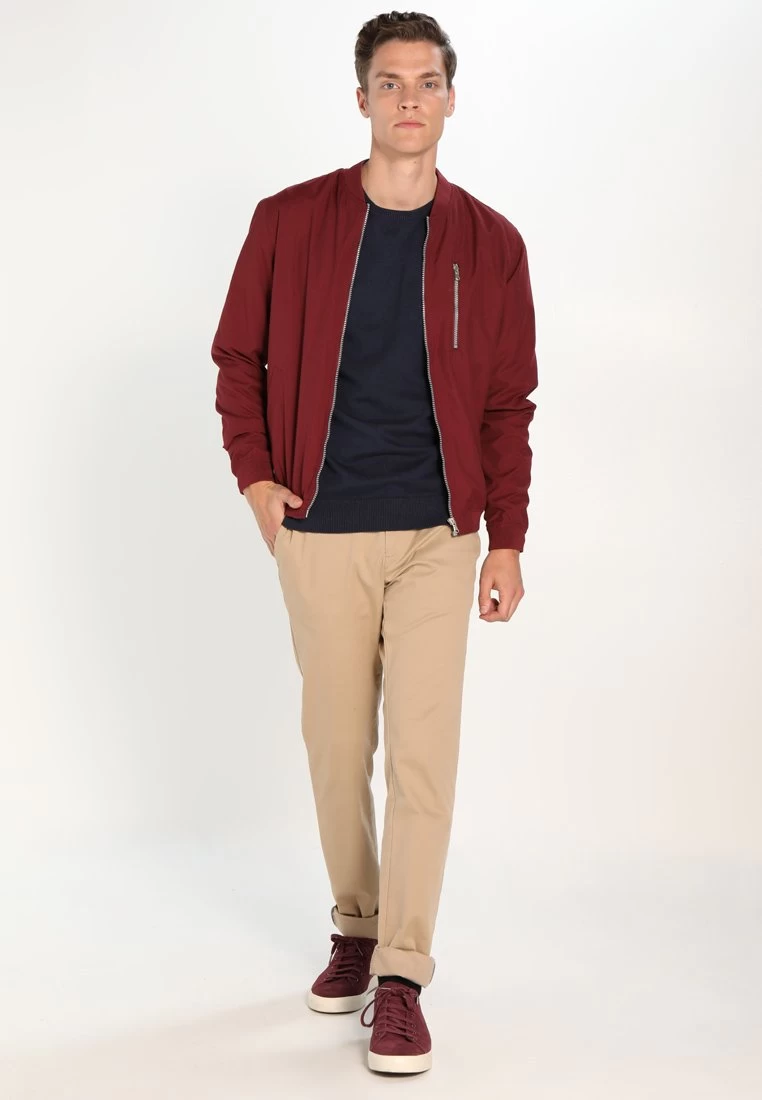 Pier OneBASIC CREWNECK - Stickad Tröja - Dark Blue 2 Pier OneBASIC CREWNECK - Stickad Tröja - Dark Blue - Bild 2