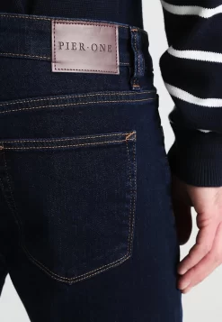 Pier OneBASIC - Jeans Straight Leg - Rinsed -Pier One 918b8b4645174478a8d4d90e36be7f59