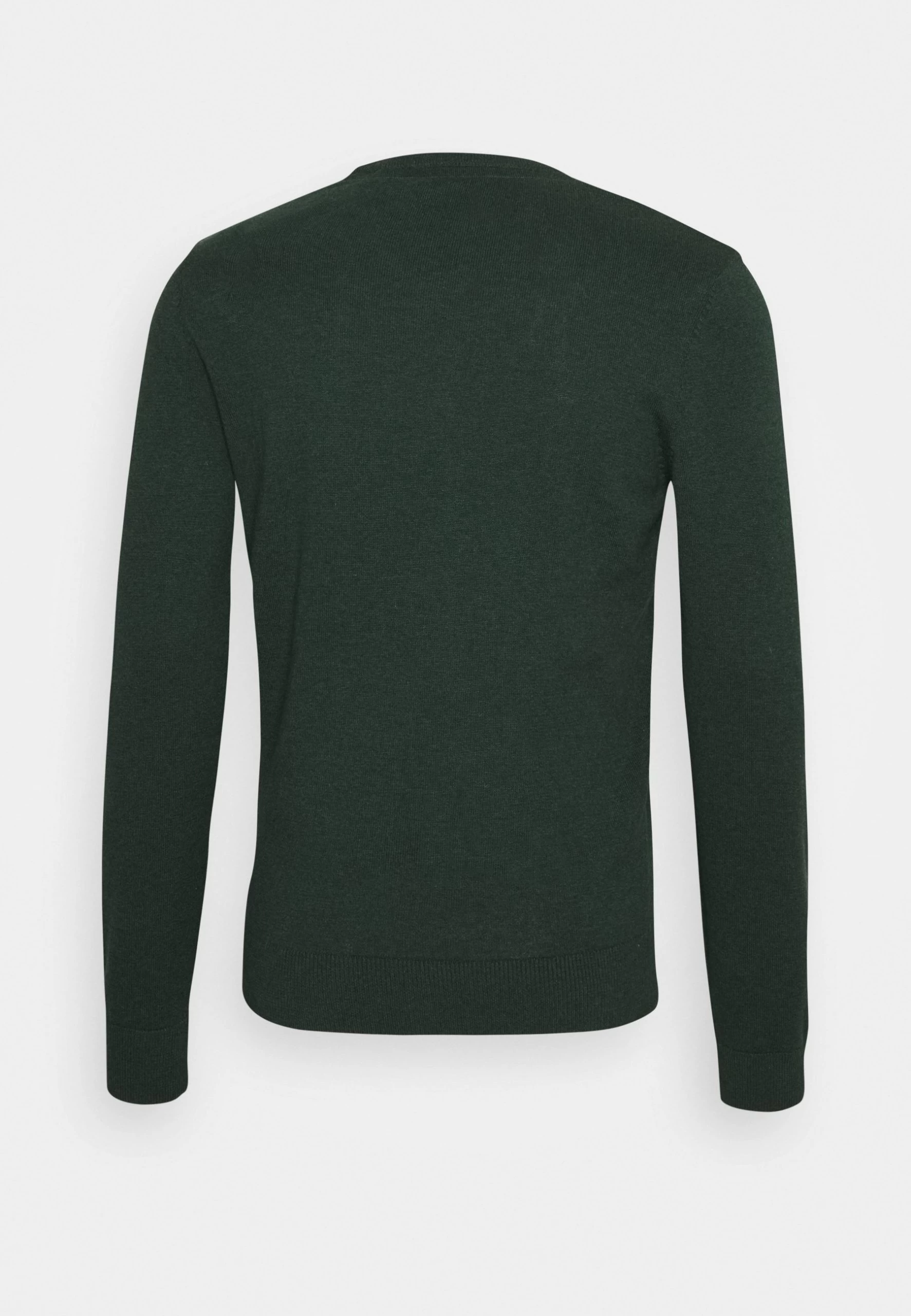 Pier OneBASIC CREWNECK - Stickad Tröja - Mottled Dark Green 8 Pier OneBASIC CREWNECK - Stickad Tröja - Mottled Dark Green - Bild 8