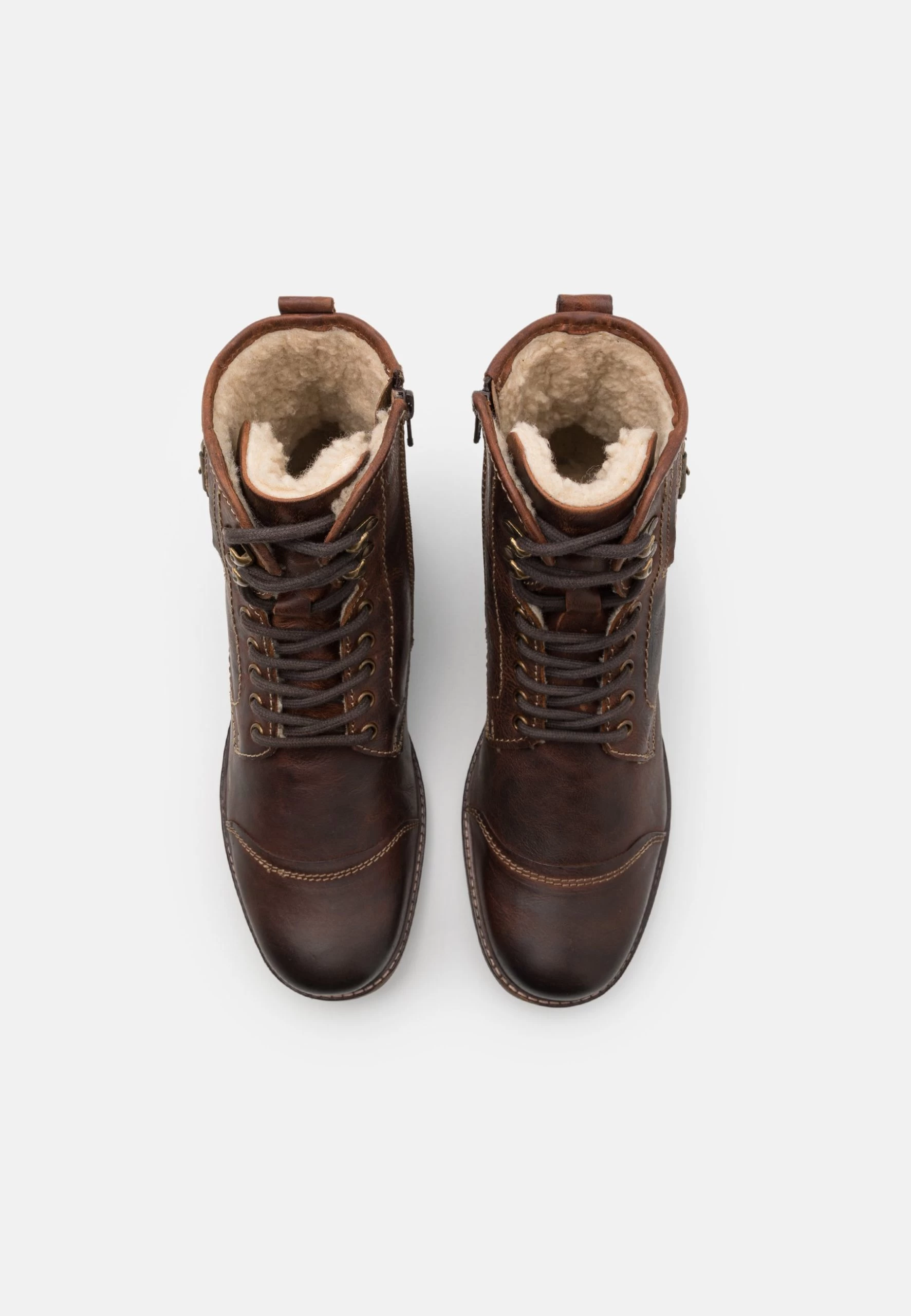 Pier OneLEATHER - Snörstövletter - Brown 4 Pier OneLEATHER - Snörstövletter - Brown - Bild 4