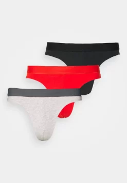 Pier One3 PACK - Briefs - Red/grey/black -Pier One 9ecedf99edb840a0b860586dbd2381be scaled