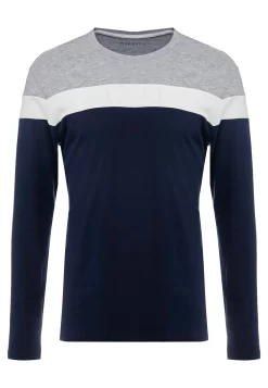 Pier OneLångärmad Tröja - Grey/dark Blue -Pier One a0f0a086b0f348dab84e2d01c20e90f6 scaled