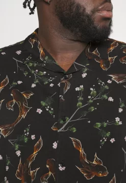 Pier OneASIAN PRINT RESORT - Skjorta - Black -Pier One b5f7243596e14f49a1306bb57650336c scaled