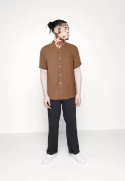 Pier One3 PACK - Skjorta - Beige/black/white