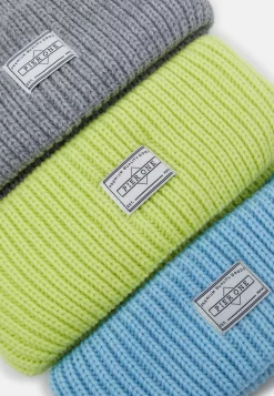 Pier OneUNISEX 3 PACK - Mössa - Grey, Neon Green, Light Blue -Pier One b7e517f5f9984a9f84a01c2fea84a466 scaled