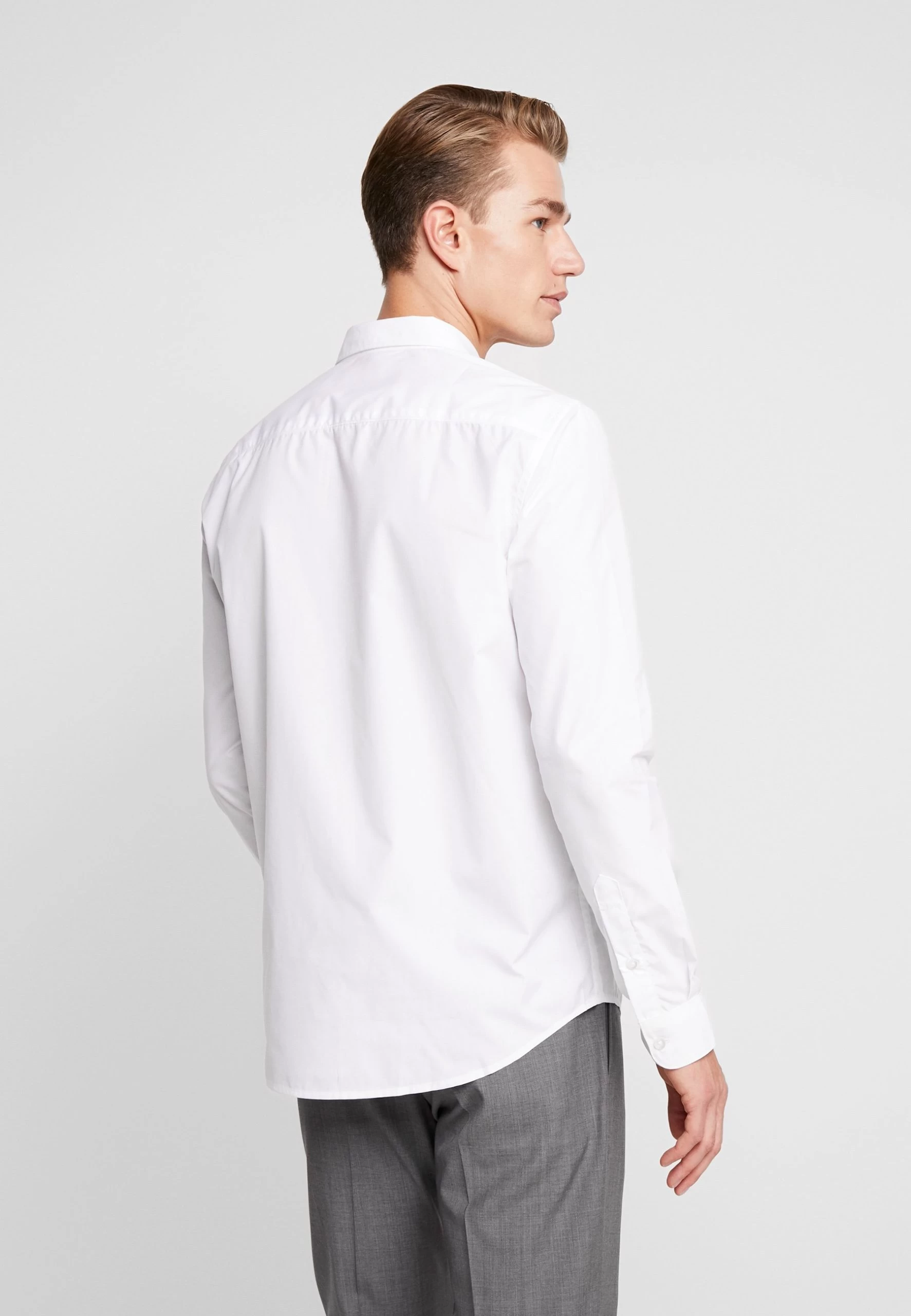 Pier One2 PACK - Kostymskjorta - White/light Blue 3 Pier One2 PACK - Kostymskjorta - White/light Blue - Bild 3