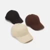 Pier OneUNISEX 3 PACK - Keps - Black/dark Brown/beige