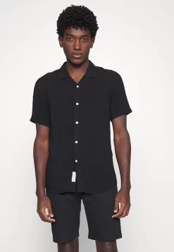 Pier One2 PACK - Skjorta - Black/white -Pier One c6d6713af3d44ded94a400a92a553cf3 scaled