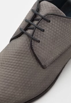 Pier OneLEATHER - Snörskor - Dark Grey -Pier One e0f1574267c74dc1b5d53d5cfef035ae scaled