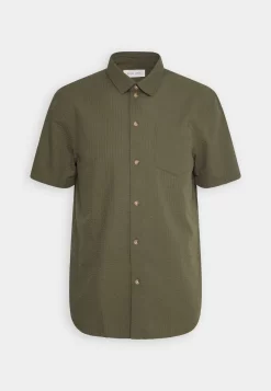 Pier OneSEERSUCKER KENT - Skjorta - 604 - Olive
