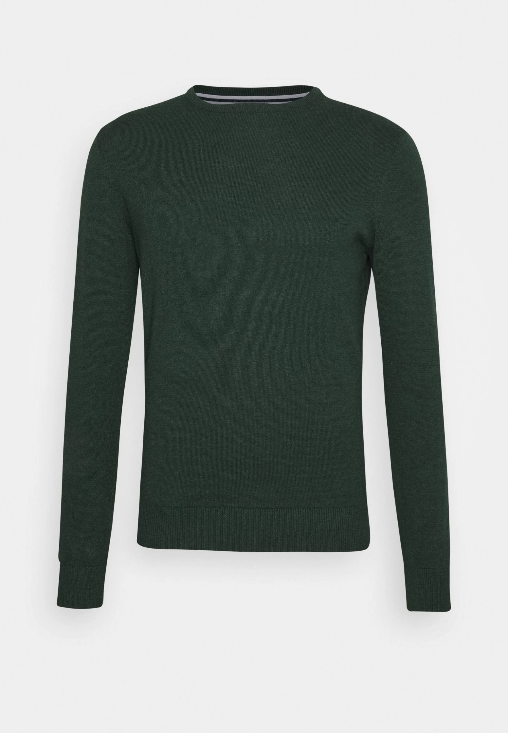 Pier OneBASIC CREWNECK - Stickad Tröja - Mottled Dark Green 6 Pier OneBASIC CREWNECK - Stickad Tröja - Mottled Dark Green - Bild 6