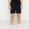 Pier OneTOWELING - Shorts - Dark Blue