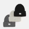 Pier OneUNISEX 3 PACK - Mössa - Black/dark Grey/off-white