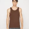Pier One3PCK SKIN TONE RIB VEST - Undertröja - Brown
